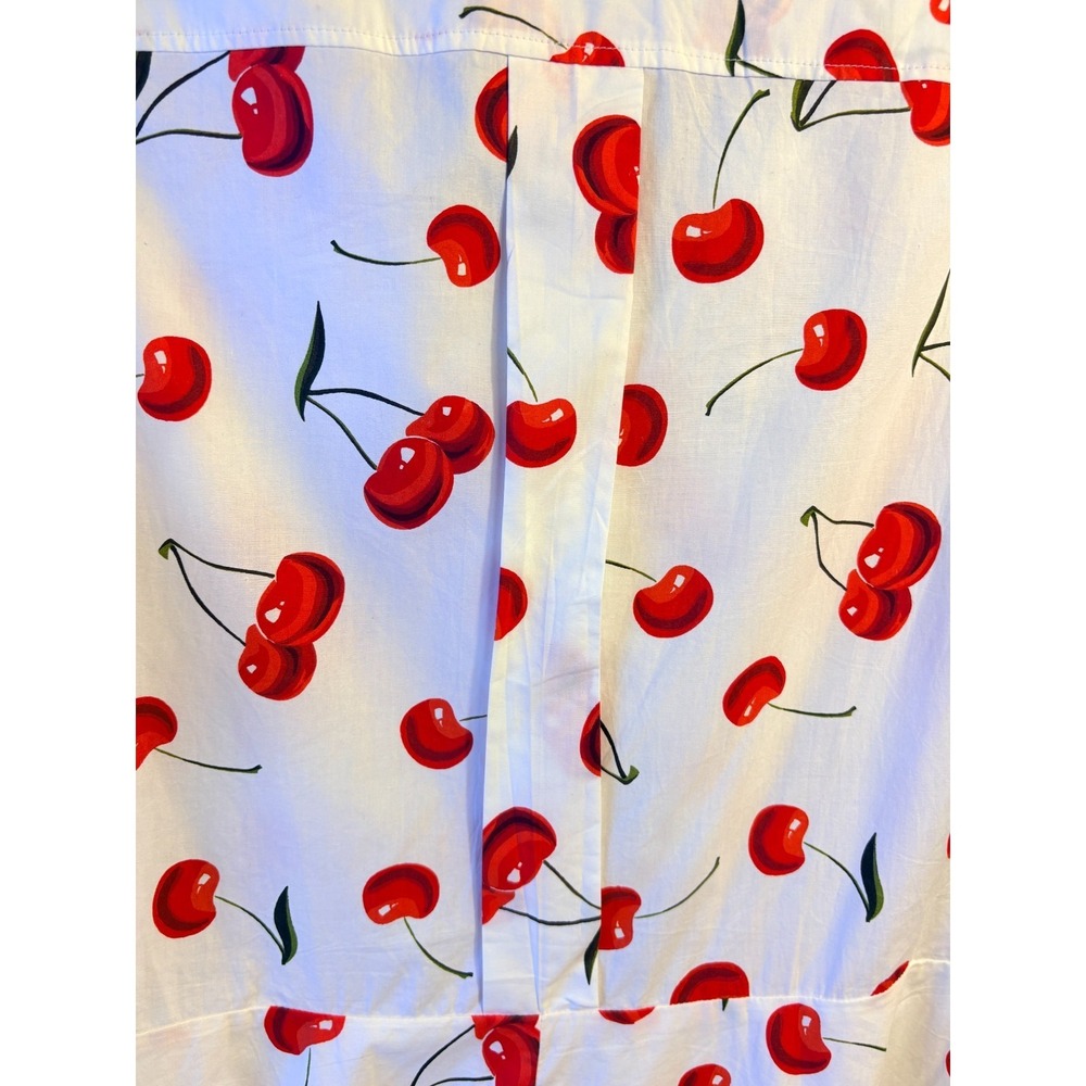 Essentiel Antwerp Spring Hingy Sequin Embellished Cherries Button Maxi Dress 12 - Picture 8 of 16